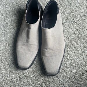 Donald J. Pliner Beige Slip-On Loafers